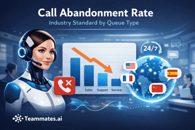 call abandonment rate industry standard